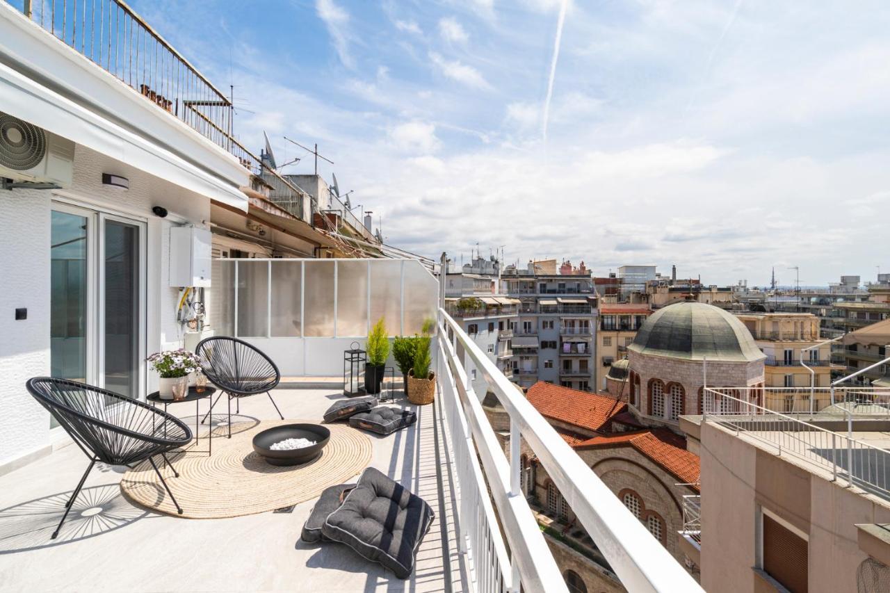 Appartement Ares Penthouse à Thessalonique Extérieur photo